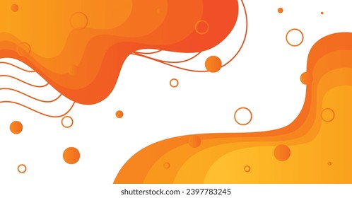 Resumen de fondo de ondas líquidas con fondo colorido. Diseño de formas onduladas fluidas