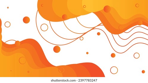 Abstract liquid wave background with colorful background. Fluid wavy shapes design