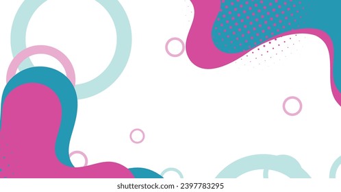 Abstract liquid wave background with colorful background. Fluid wavy shapes design