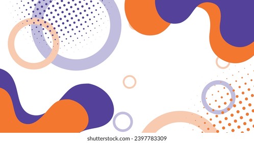 Abstract liquid wave background with colorful background. Fluid wavy shapes design