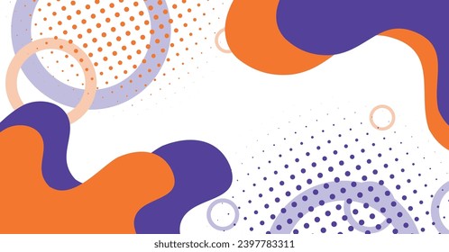Resumen de fondo de ondas líquidas con fondo colorido. Diseño de formas onduladas fluidas