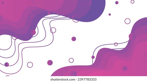 Abstract liquid wave background with colorful background. Fluid wavy shapes design