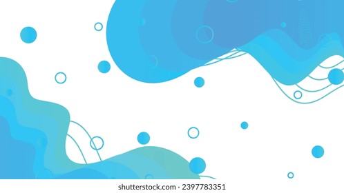 Abstract liquid wave background with colorful background. Fluid wavy shapes design