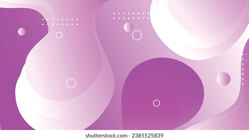 Abstract liquid wave background with magenta and white gradient color background. Fluid wavy shapes design