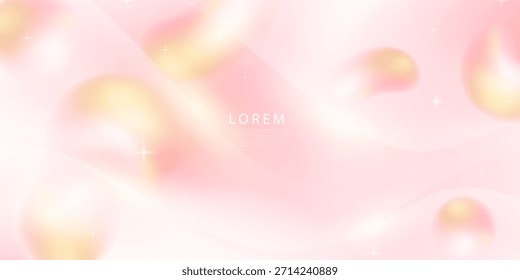 Abstrakter Hintergrund für Flüssigkeitswellen. Modernes Design, Vektorgrafik.