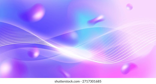 Abstract liquid wave background. Modern design vector illustration.