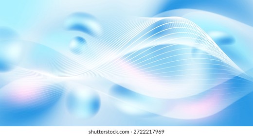 Fondo líquido Abstractas de la onda. Ilustración vectorial de diseño moderno.