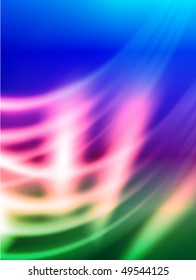Abstract Liquid Wave Background Original Vector Illustration