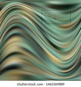 Abstract liquid wave colorful background. Idea for your design.