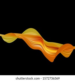 Abstract liquid wave colorful background. Idea for your design.