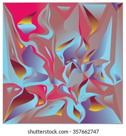 abstract liquid wave and flow background vector pattern
