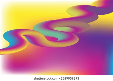 Abstract Liquid Wave Gradient Background