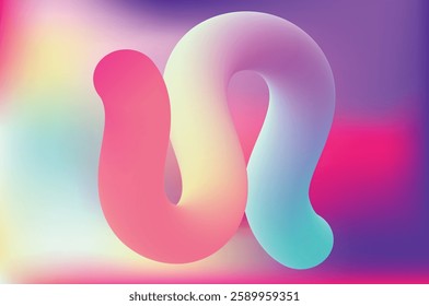 Abstract Liquid Wave Gradient Background