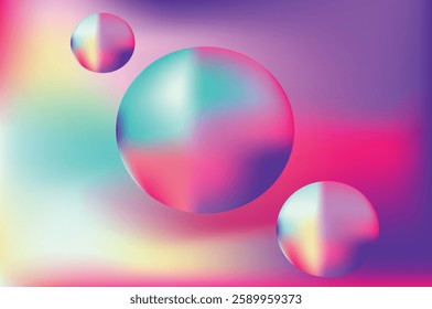 Abstract Liquid Wave Gradient Background