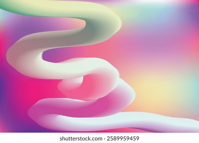 Abstract Liquid Wave Gradient Background
