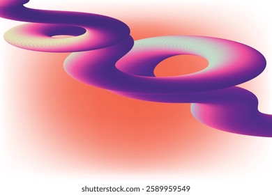 Abstract Liquid Wave Gradient Background