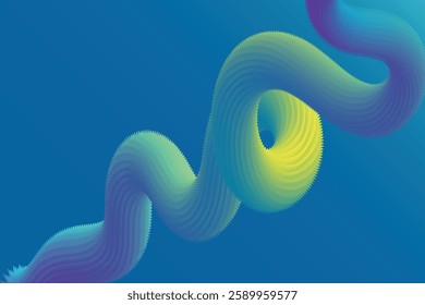 Abstract Liquid Wave Gradient Background