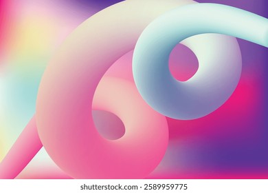 Abstract Liquid Wave Gradient Background