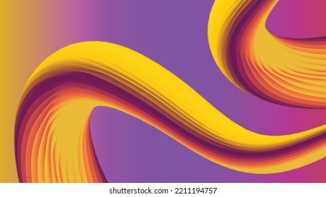 Abstract liquid wavy background. 3d render illustration, paint splash, colorful curl, artistic spiral metallic style, 3d render illustration