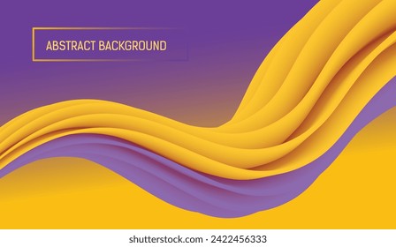 Abstract liquid wavy Background curve