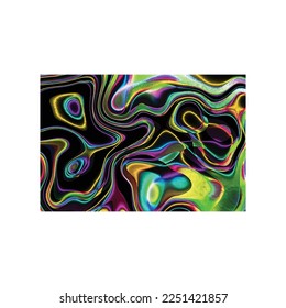 Abstract liquid wavy background.Abstract psychedelic texture,Holographic multicolor background