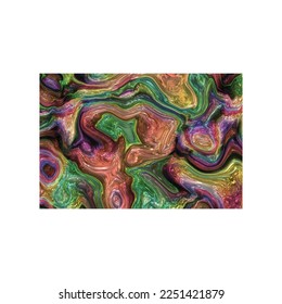 Abstract liquid wavy background.Abstract psychedelic texture,Holographic multicolor background