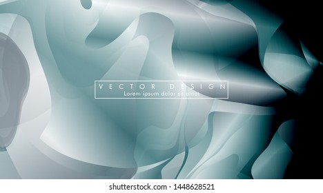 Abstract liquid wavy blue background. eps 10 vector design illustrations.