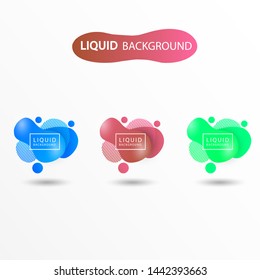 Abstract Liquids Background Set Design.