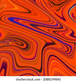 Abstract liquify effect background with colorful patterns. Vector illustration.