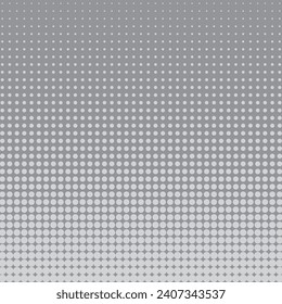abstract lite grey ash color polka dot blend halftone pattern on grey ash color background