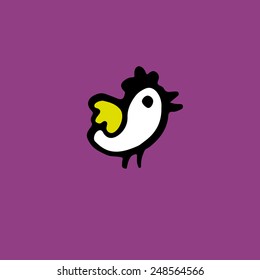 Abstract little bird.