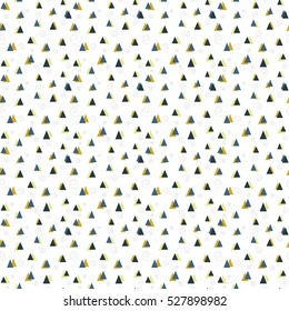 Abstract little triangle seamless pattern. Vector illustration.