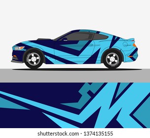 abstract livery for vehicle and racing car vinyl branding background