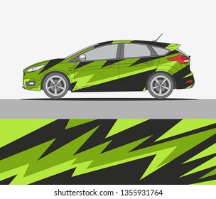 abstract livery for vehicle vinyl branding background. 