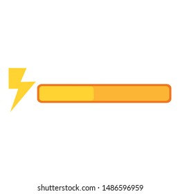 abstract loading bar on a white background, vector illustration design