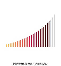 abstract loading bar on a white background, vector illustration design