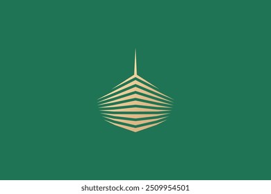 Abstract Local Building Landmark Cultural Structure Logo Brand Identity