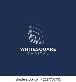 Abstract logo with 4 shape perspective