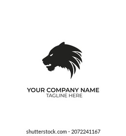 Abstract Logo About Tiger Head
