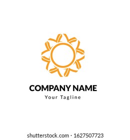 Abstract logo all company full colour logo set template