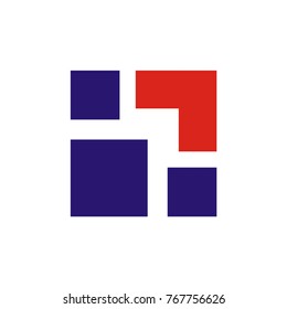 Abstract logo, abstract arrow logo, geometric logo design template vector illustration