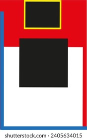 abstract logo based on the work of Piet Mondrian