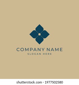 Abstract logo for a beauty salon, clothing store, cosmetics or jewelry, spa complex, hotel. A logo for a business. Vector image.