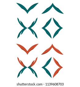 Abstract. logo. birds.