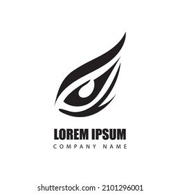 abstract logo black color on white background. vector logo design black and white, Vector Illustration. 
