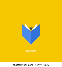 abstract logo of the Book Writer