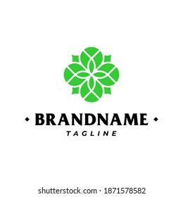 Abstract logo for business company. Corporate identity design element. Eco, nature, whirlpool, spa, aqua swirl Logotype idea.