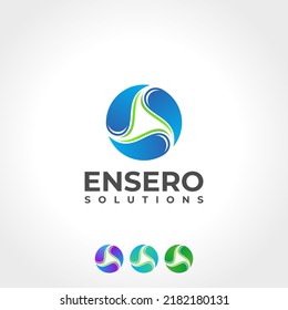Abstract logo for business company. Corporate identity design element