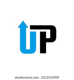 Abstract up logo business logo design template with arrow symbol.
