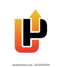 Abstract up logo business logo design template with arrow symbol.